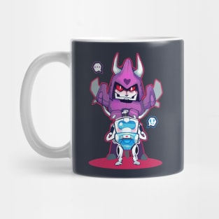 Small Square + Big Pointy Mug